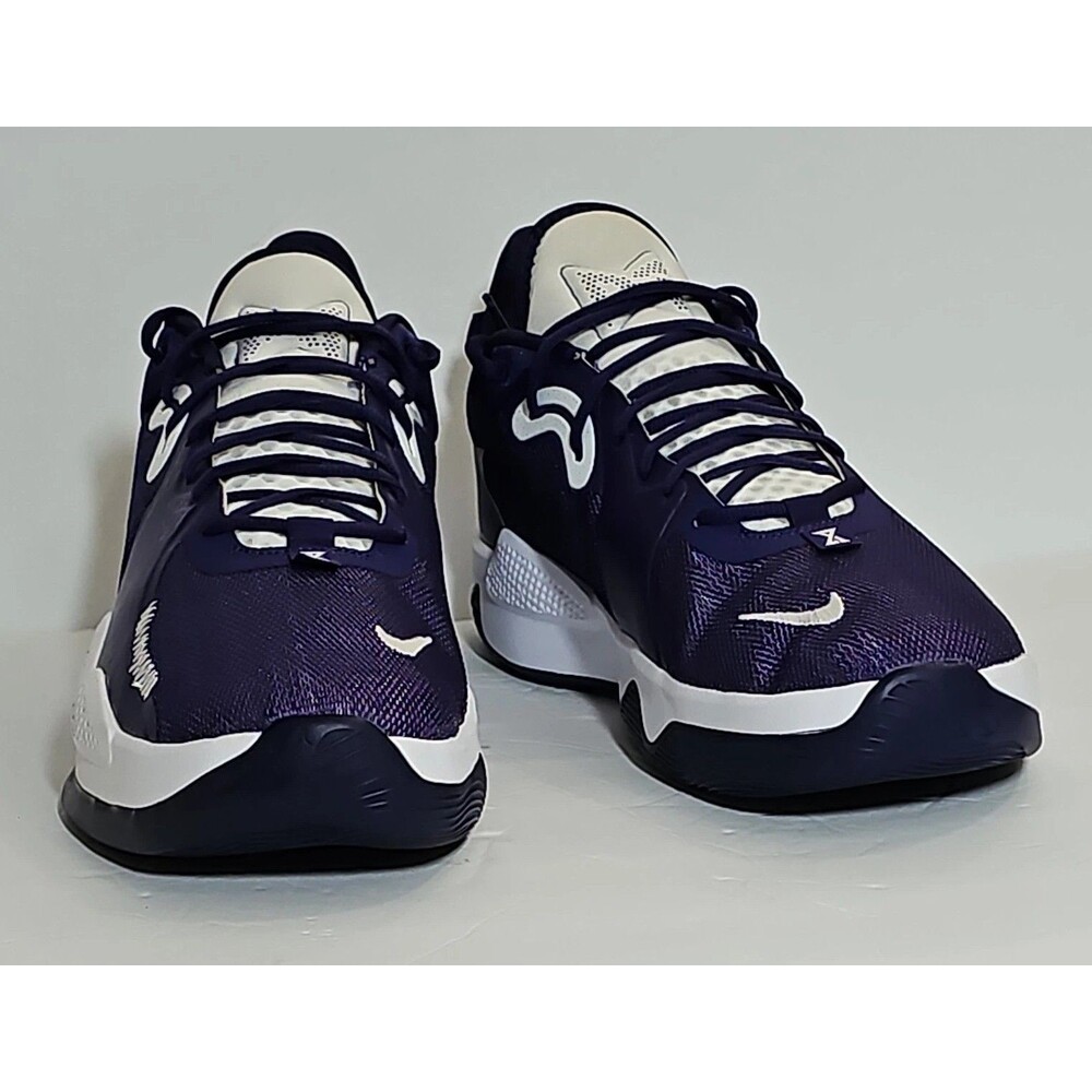 New 17.5 Nike PG 5 TB Paul George Basketball Shoes Purple / White DM5045-502 Men - Picture 3 of 13